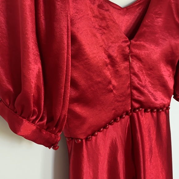 Cherry Red long dress - Picture 8 of 8